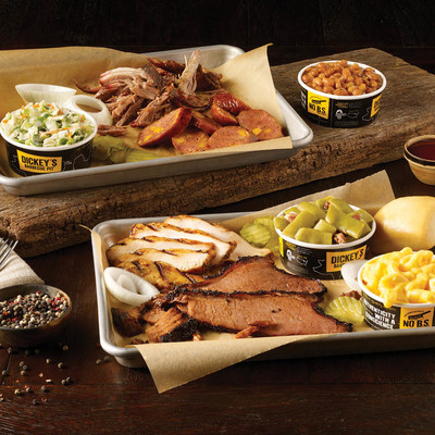 This July, Dickey's offers guests 2, two meat plates for $22.