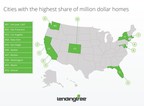 LendingTree Reveals the Cities with the Highest Share of Million-Dollar Homes