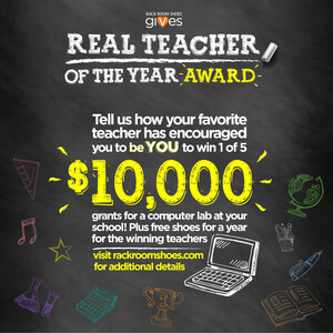Rack Room Shoes announces Real Teacher of the Year Contest