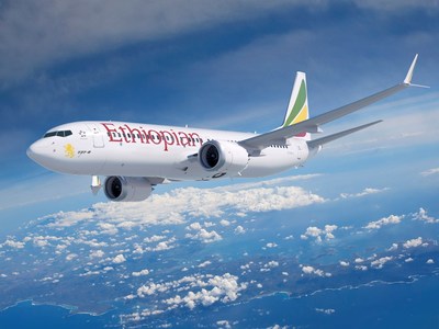 Ethiopian Airlines takes delivery of its first Boeing 737 MAX 8.