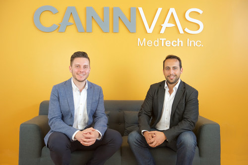 Shawn Moniz, CEO and Steve Loutskou, COO of Cannvas MedTech Inc. (CNW Group/Cannvas MedTech Inc.)