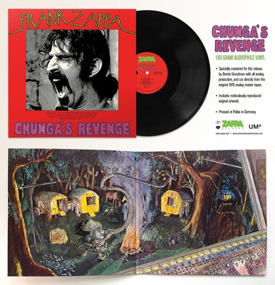 Frank Zappa's 'Chunga's Revenge' will return to vinyl for first time in three decades when a new 180-gram audiophile pressing is released July 20 via Zappa Records/UMe.