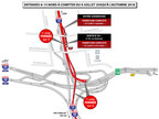 Projet Turcot - Fermetures de longue durée sur l'autoroute Décarie à compter du 9 juillet