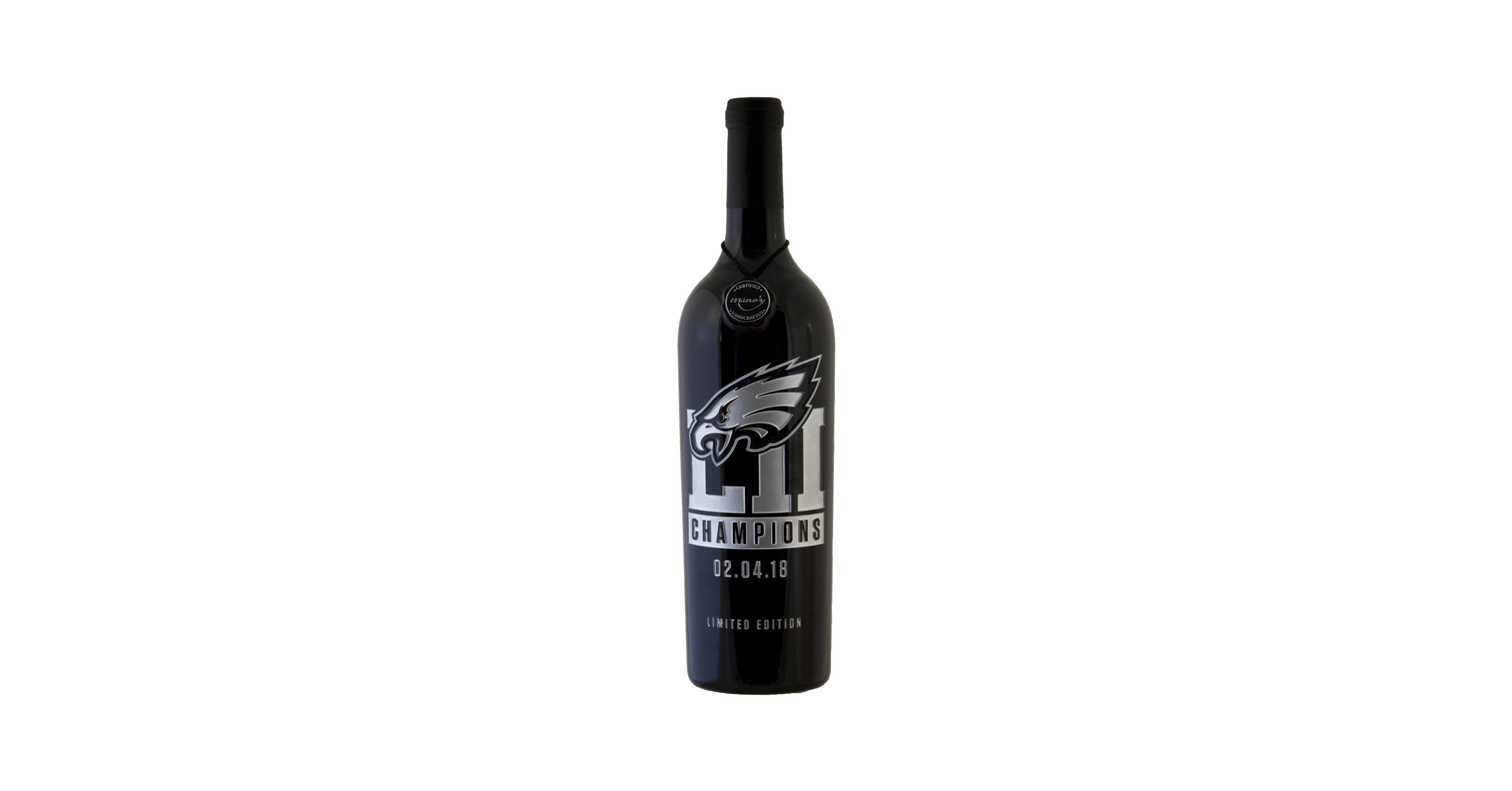 Limited Bottles of Philadelphia Eagles World Championship Victory Wine