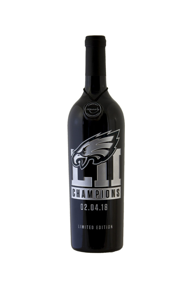 Limited Bottles of Philadelphia Eagles World Championship Victory Wine