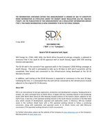 SDX ENERGY INC. ("SDX" or the "Company") - Spud of SD-3X appraisal well, Egypt (CNW Group/SDX Energy Inc.)