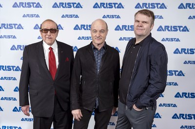 Pictured left to right: Clive Davis, Chief Creative Officer, Sony Music Entertainment, David Massey, President and CEO, Arista Records, Rob Stringer, CEO, Sony Music Entertainment.