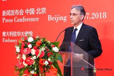 The Italy’s Ambassador to China, Ettore Sequi, expressed his vision for the exchange of quality and design culture between China and Italy at the press conference