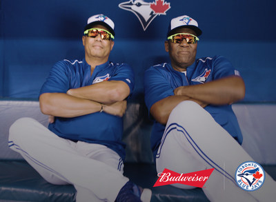 Budweiser Canada and Toronto Blue Jays bring Joe Carter and Roberto Alomar out of retirement in new contest to play with one lucky team (CNW Group/Budweiser Canada)