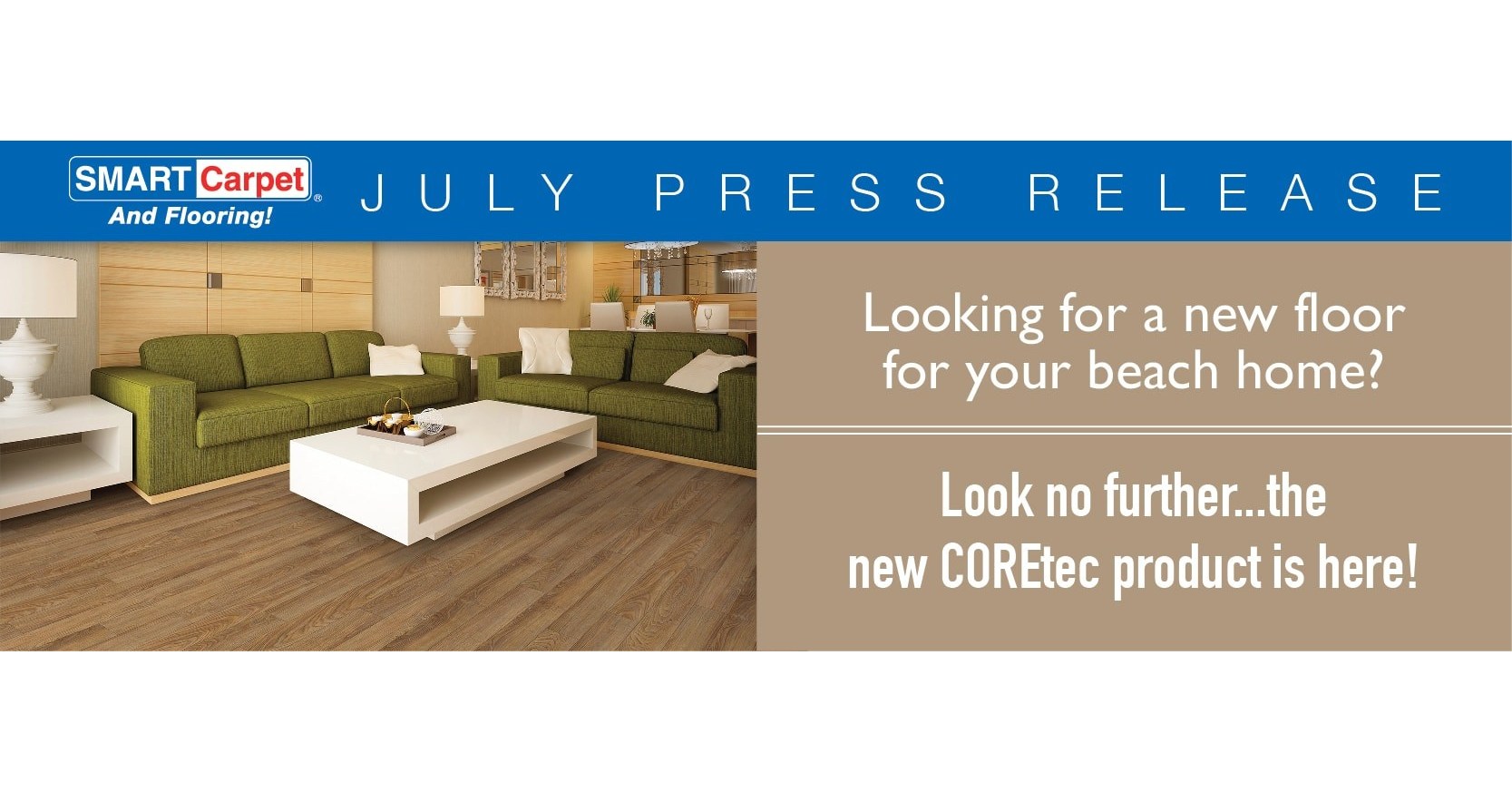 SMART Carpet and Flooring Introduces Flooring for the Beach Home