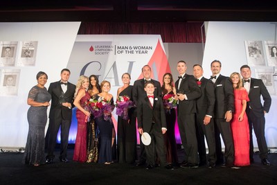 The Leukemia & Lymphoma Society's 2018 Man & Woman of the Year candidates celebrate their fundraising success.