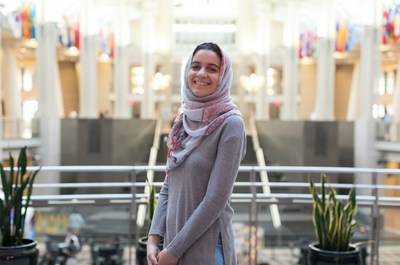 Soukaina Tachfouti From Sal, Morocco One of 21 Young Filmmakers to Direct #DREAMBIGPRINCESS Video Series Celebrating Female Trailblazers Attends the Girl Up Annual Leadership Summit in Washington D.C. at the Ronald Regan Building and International Trade Center on July 9, 2018.