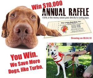 Win $10,000 With The Annual Raffle Benefitting The Little Red Dog, Inc. Rescue