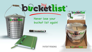 My Bucketlist - a Personal Bucketlist Bucket to Track Goals, Wishes and Dreams - Launches on Kickstarter