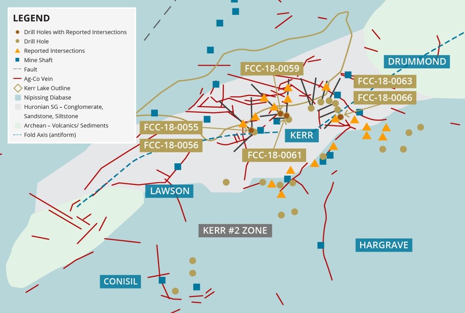 First Cobalt Identifies Second Cobalt Mineralization Trend in Kerr Area