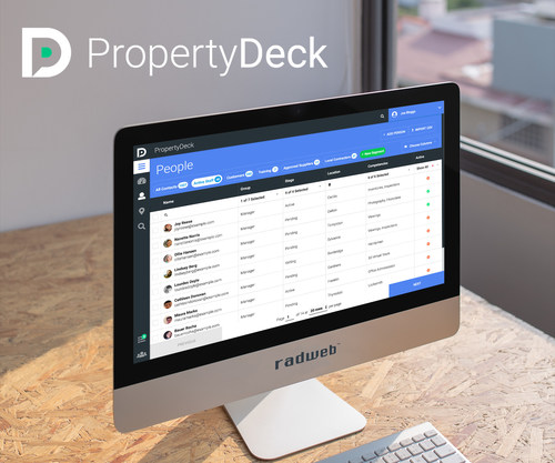 Property Deck CRM for property professionals (PRNewsfoto/Radweb) Property Deck CRM for property professionals (PRNewsfoto/Radweb)