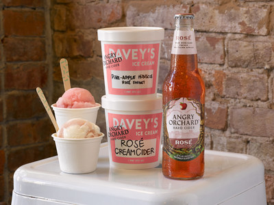 Your Next Ros Treat Is Here In Time For National Ice Cream Day on July 15, Courtesy Of Angry Orchard & Davey's Ice Cream