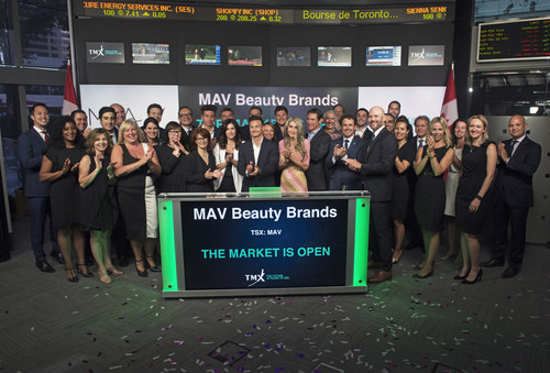 MAV Beauty Brands Inc. Opens the Market (CNW Group/TMX Group Limited)