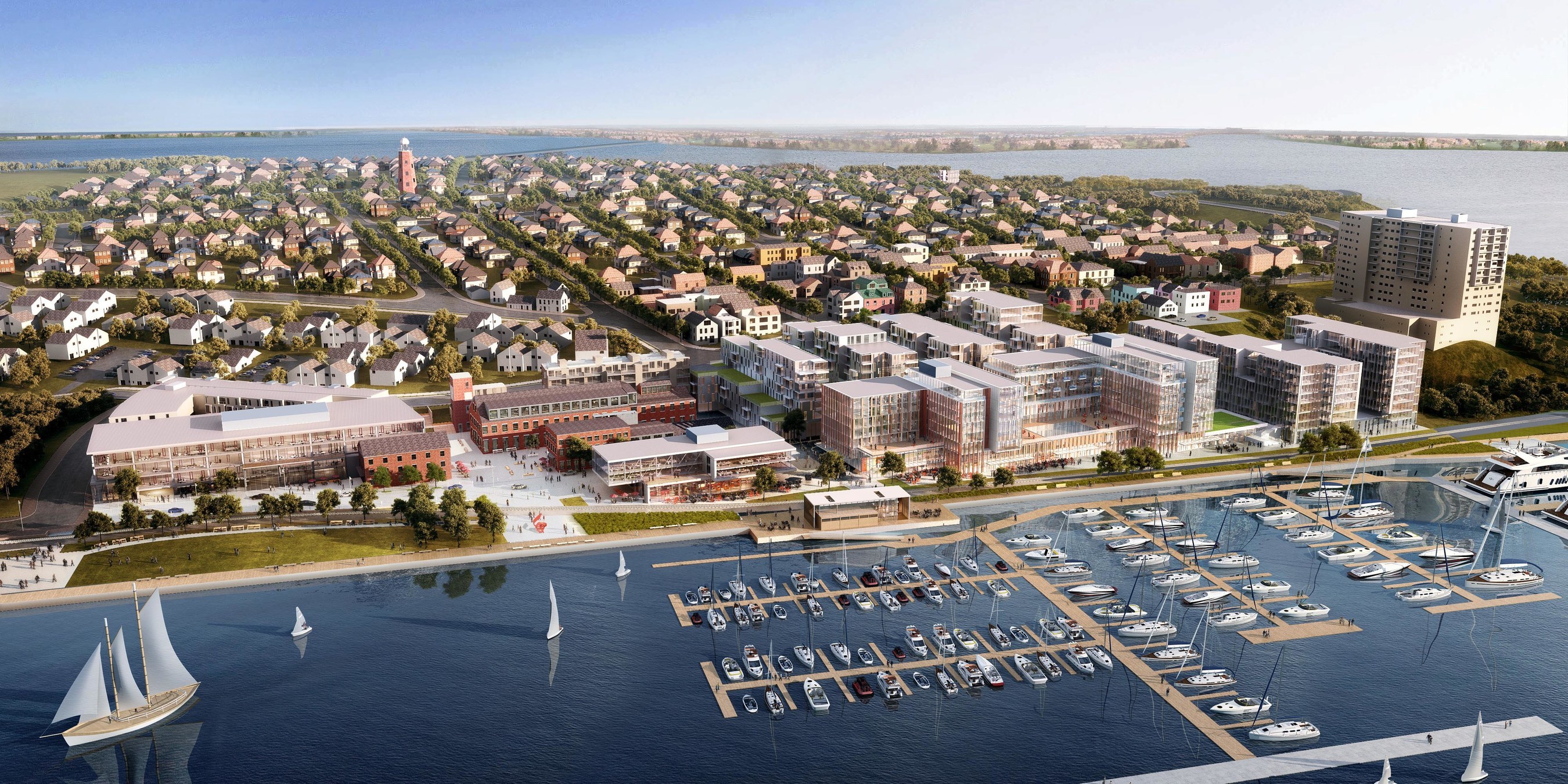 Rendering of Fore Points Marina, Portland, Maine, USA