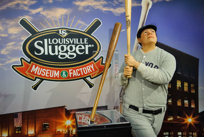Louisville Slugger Museum & Factory has a thrilling new experience in its line-up. Guests can now hold a bat that was actually used by Babe Ruth. This incredible opportunity is the museum's way of celebrating the 100th Anniversary of Ruth signing a contract with Hillerich & Bradsby Co., the makers of Louisville Slugger bats. Ruth signed-up with the company on July 9, 1918, for $100 and a set of H&B golf clubs.