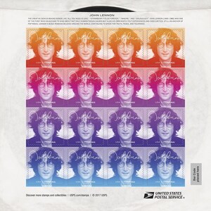 Media Advisory: U.S. Postal Service Honors John Lennon with New Commemorative Forever Stamp