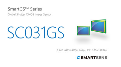 SmartSens Launched SC031GS: World's First 300,000-pixel BSI Global Shutter CMOS Image Sensor