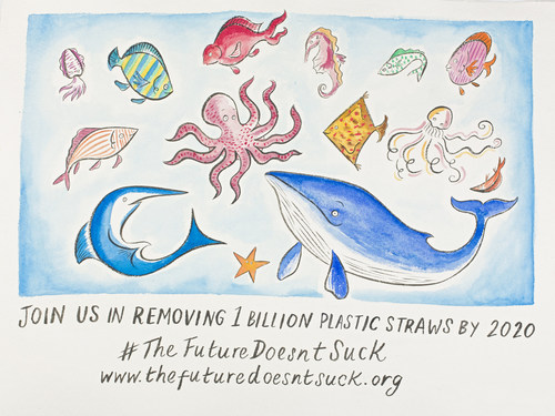 Bacardi Limited and Lonely Whale have joined forces with the goal to eliminate one billion single-use plastic straws by 2020. Together they are encouraging consumers and businesses around the world to pledge their support at www.thefuturedoesntsuck.org.
