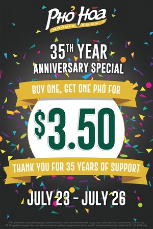 Pho Hoa Noodle Soup Celebrates 35 Years in Business