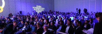 Audience of Dubai International Blockchain Summit in the speaking session.