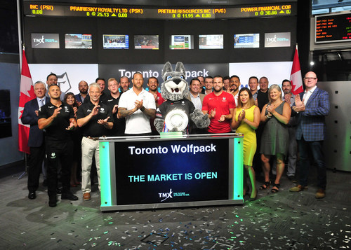 Toronto Wolfpack Opens the Market (CNW Group/TMX Group Limited)