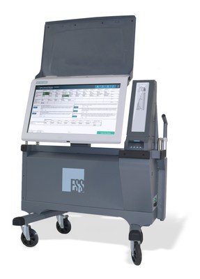 ES&S ExpressVote XL full-face Universal Voting System displays the full ballot on a 32-inch touch-operated interactive screen and produces a voter-verified paper ballot for tabulation.