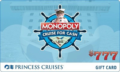 Princess Cruises Introduces MONOPOLY Cruise for Cash Promotion - a Chance to Play Slots to Win $200,777 in Cash and Prizes