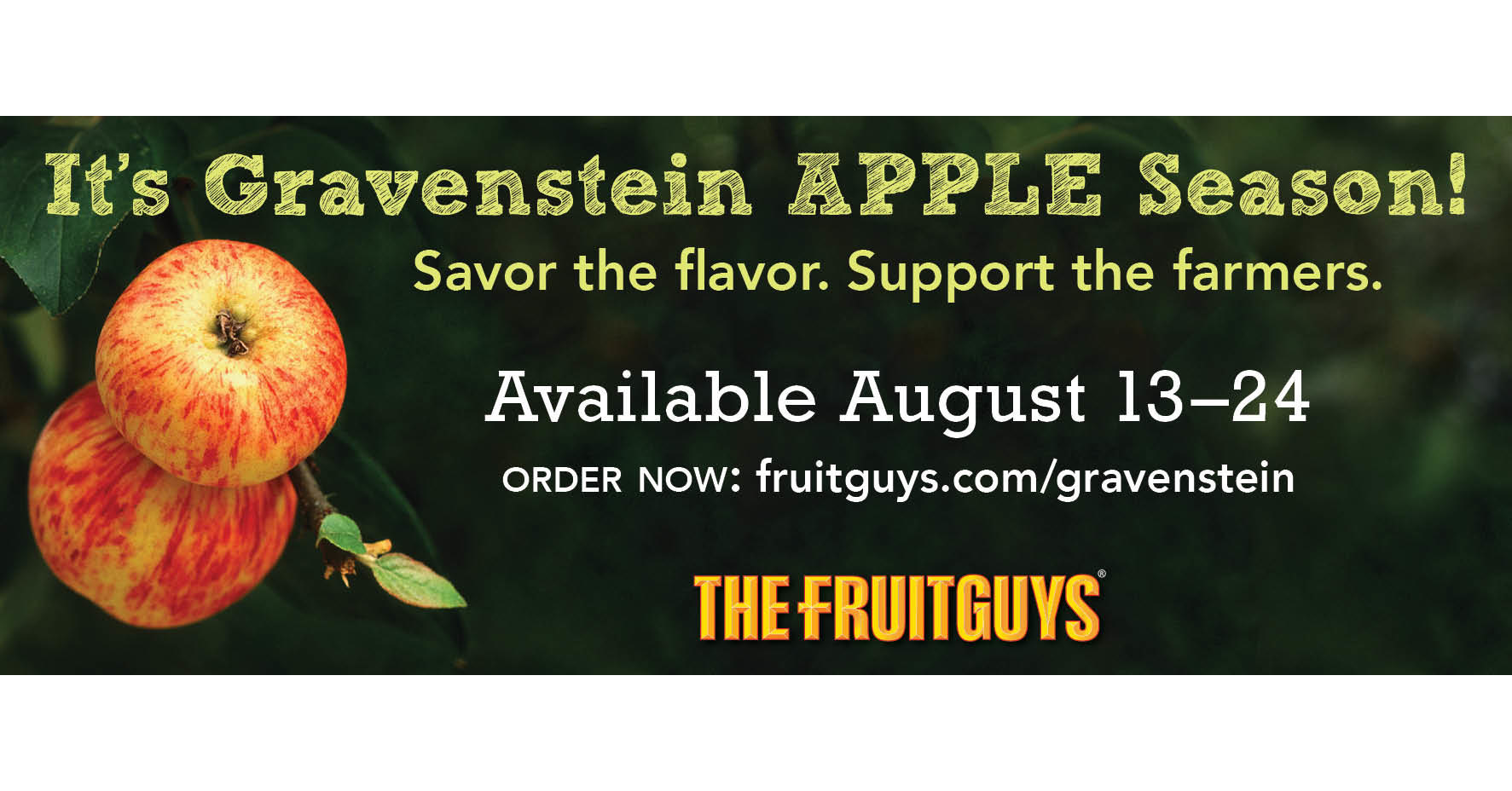 https://mma.prnewswire.com/media/717513/The_FruitGuys___Gravenstein_Apple_Season.jpg?p=facebook