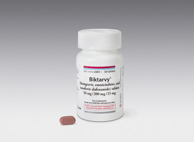 Biktarvy(MC) (bictgravir, emtricitabine et tnofovir alafnamide) de Gilead approuv au Canada pour le traitement de l'infection par le VIH-1 (Groupe CNW/Gilead Sciences, Inc.)