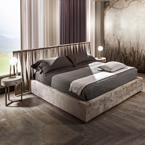 High end exclusive leather bed by Juliettes Interiors (PRNewsfoto/Juliettes Interiors)
