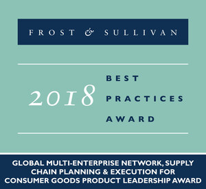 E2open's Multi-enterprise Cloud Connectivity Platform Earns Frost &amp; Sullivan's Prestigious Product Leadership Award