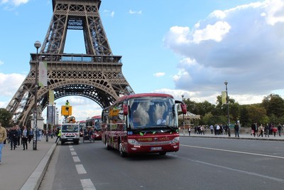 Yutong New Energy bus in Paris
