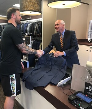 Men's Wearhouse Teams Up With Chris Long, NBA Coaches And NHL Coaches For 11th Annual Suit Drive