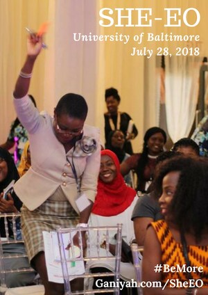 Featured Speakers Funmi Williamson &amp; Funlayo Alabi at 'She-EO' Multicultural Women's Conference in Baltimore July 28