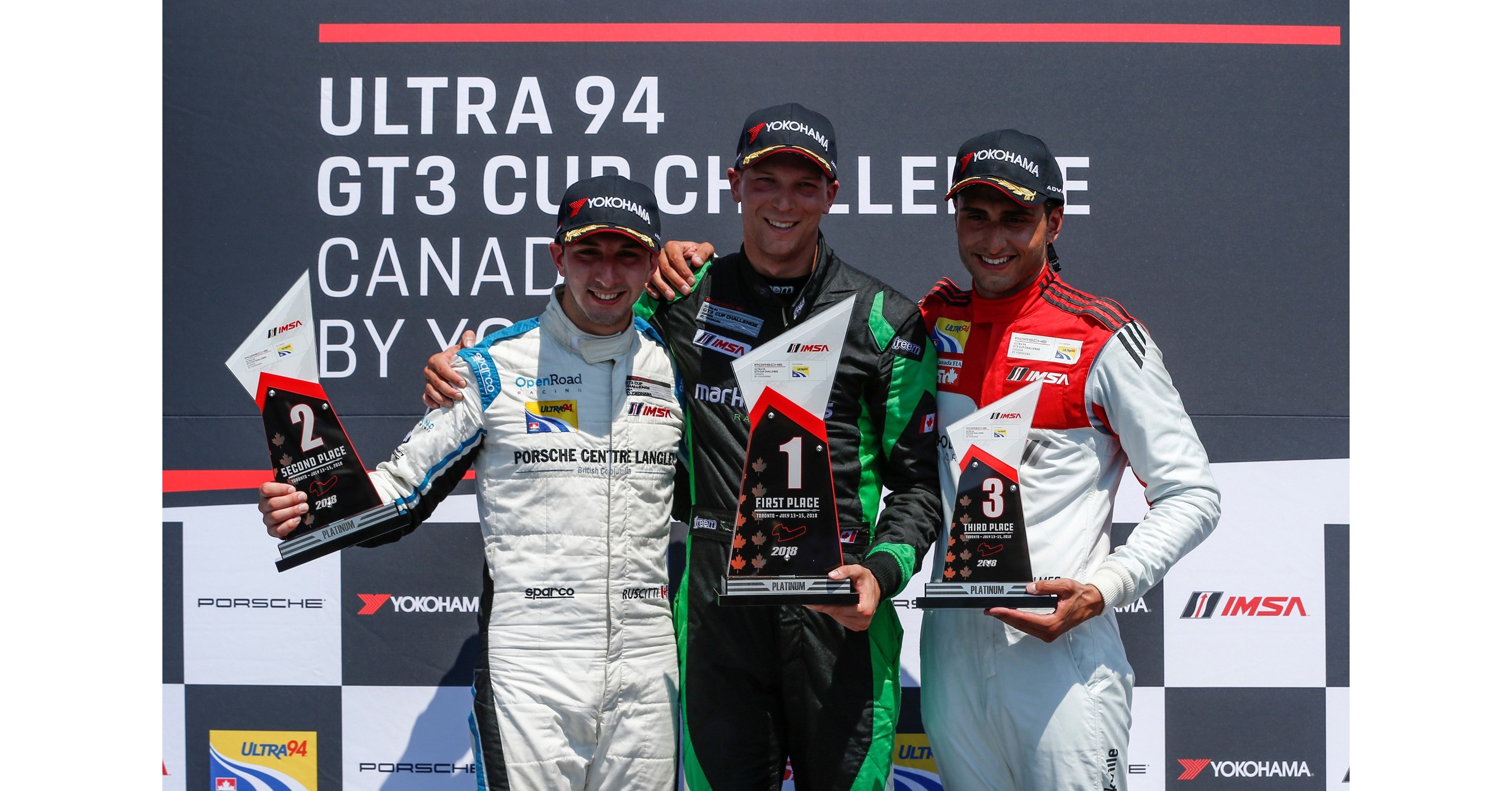 La série Ultra 94 Porsche GT3 Cup Challenge Canada présentée par