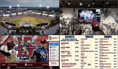 FanConnect powers screens throughout Dr Pepper Ballpark