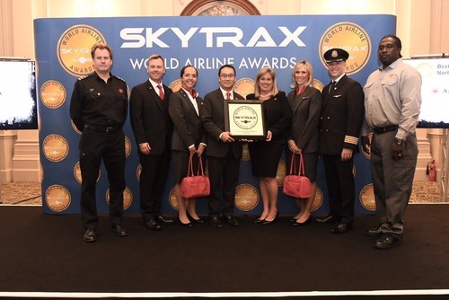 Air Canada named Best Airline in North America at the Skytrax World Airline Awards 2018 (CNW Group/Air Canada)