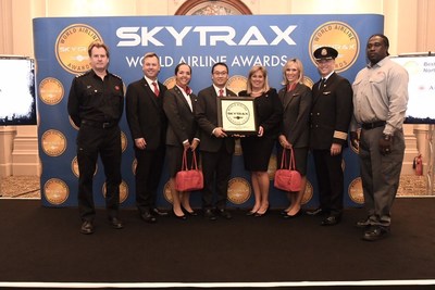 Air Canada nommée meilleur transporteur aérien en Amérique du Nord lors des World Airline Awards 2018 de Skytrax (Groupe CNW/Air Canada)