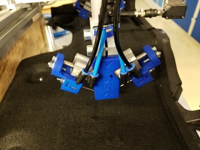 3D printed plastic and metal parts