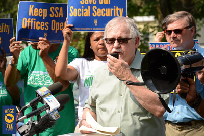 The Social Security Administration has evicted union representatives from their offices and stripped them of their access to computers, phones, personnel files, and other tools that they need to effectively represent federal workers, the American Federation of Government Employees says.