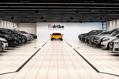 A look inside Dribe's facilities in Denmark, showcasing subscription inventory available to consumers.