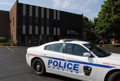 Le Service de police de la Ville de Mercier dessert la municipalit depuis le 17 juillet 2017 et est situ au 1049, boulevard Saint-Jean-Baptiste,  Mercier. (Groupe CNW/Ville de Mercier)