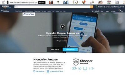 Hyundai launched a new digital showroom on Amazon.com that offers car buyers the ability to compare pricing and reviews, book test drives, check dealer inventories and other Shopper Assurance conveniences directly through Amazon Vehicles. The new digital showroom can be found at Amazon.com/Hyundai.