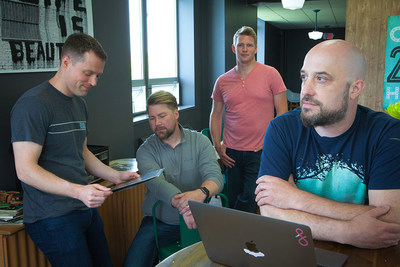 Fluency founders Brian McVey, Eric Mayhew, Scott Gale and Mike Lane