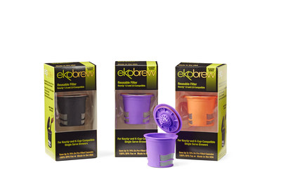 Ekobrew is creating a new kind of single serve coffee: convenience with a conscience. The earth-friendly, single-serve Ekobrew collection of reusable coffee filters for Keurig K-Cup and similar brewing systems is 